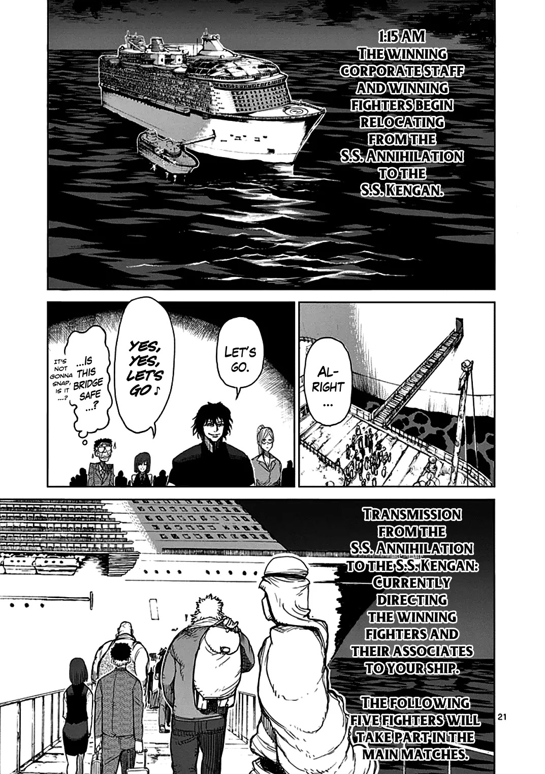 Kengan Asura Chapter 29 page 21 - Chapter 29: Five