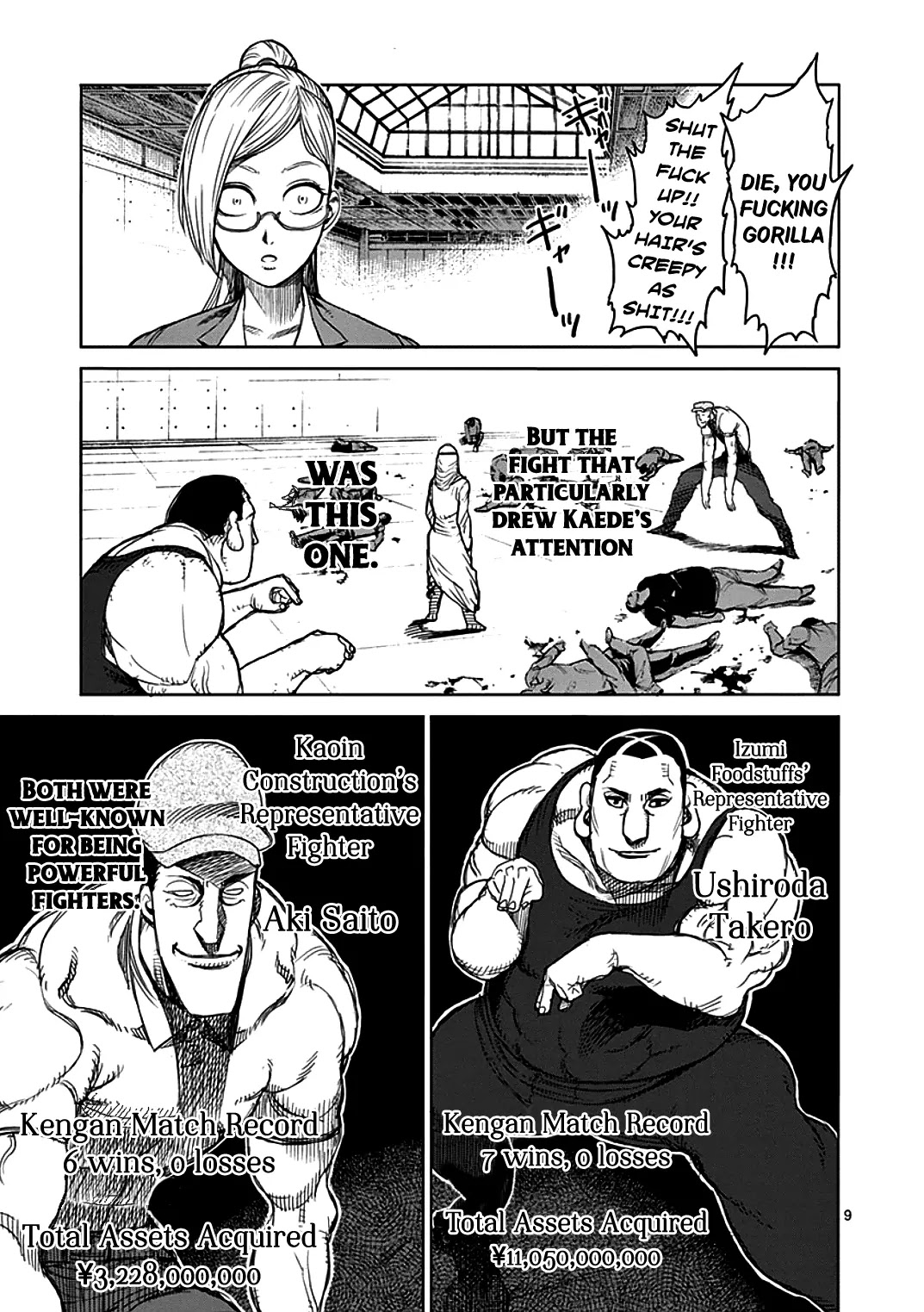 Kengan Asura Chapter 29 page 9 - Chapter 29: Five