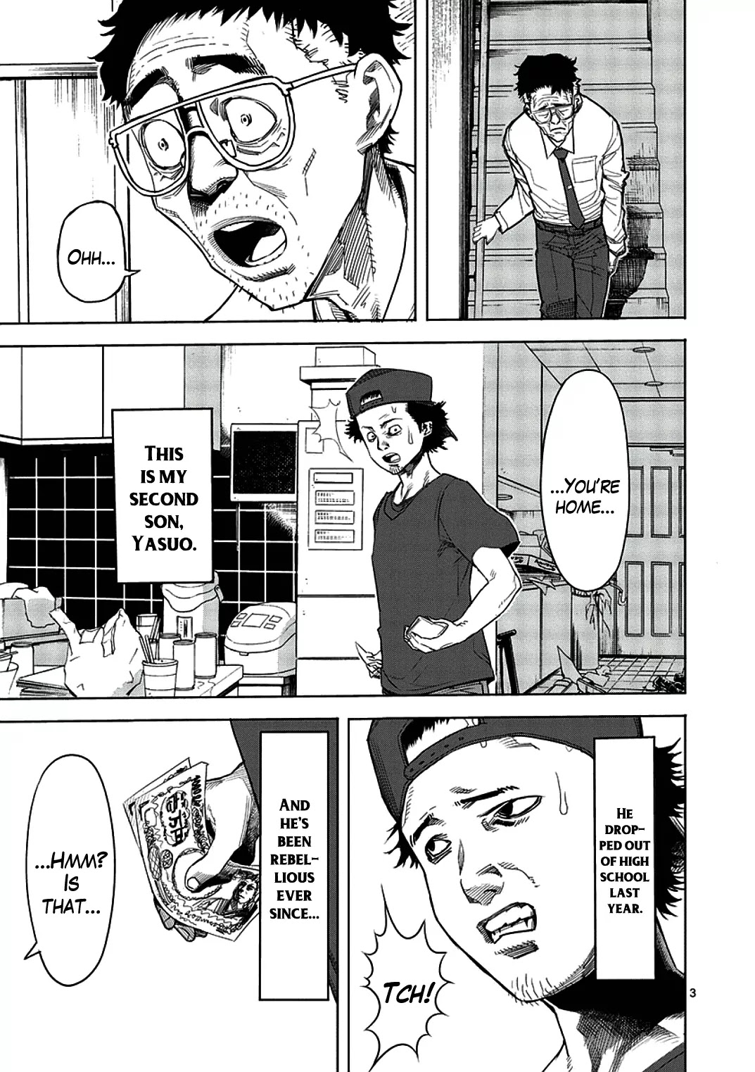 Kengan Asura Chapter 3 page 3 - Chapter 3: Visit