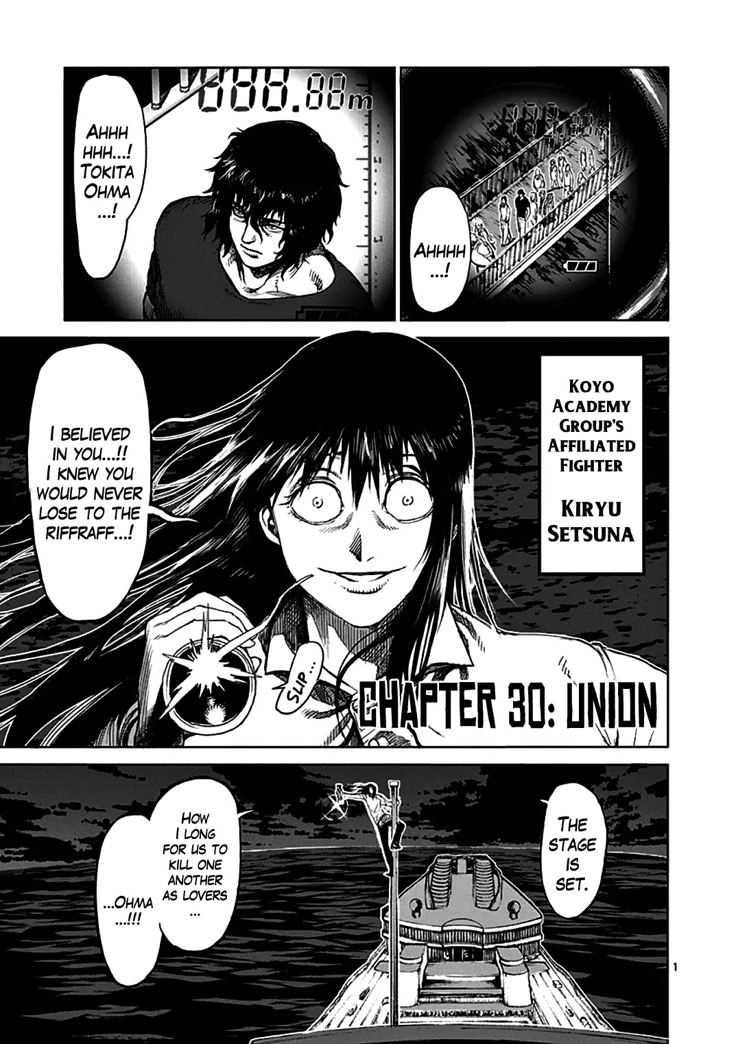 Kengan Asura Chapter 30 page 1 - Chapter 30: Union