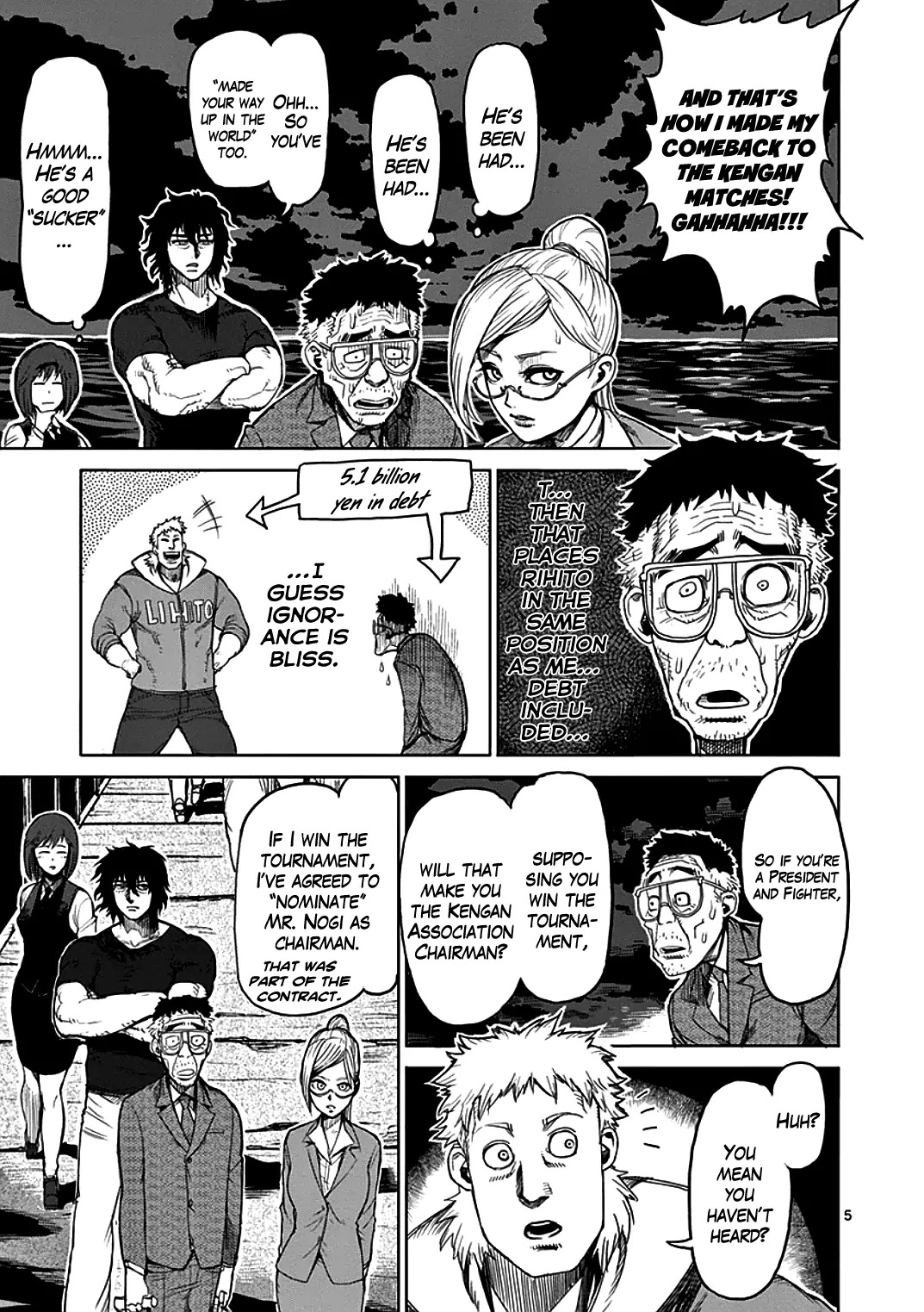 Kengan Asura Chapter 30 page 5 - Chapter 30: Union