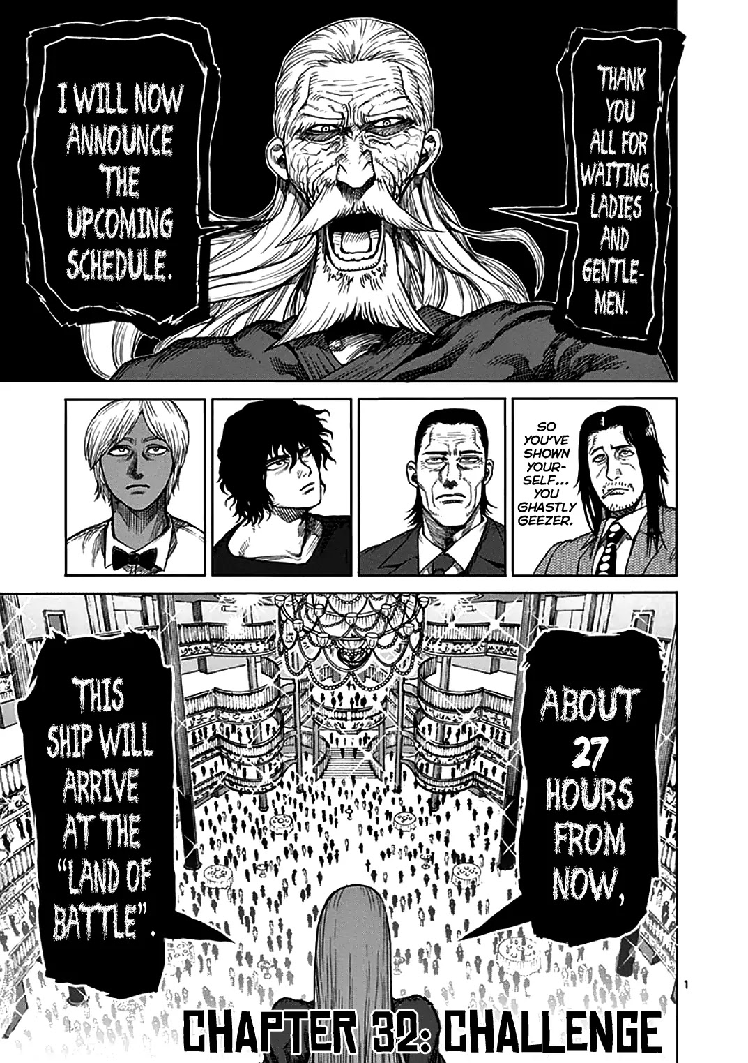 Kengan Asura Chapter 32 page 1 - Chapter 32: Challenge