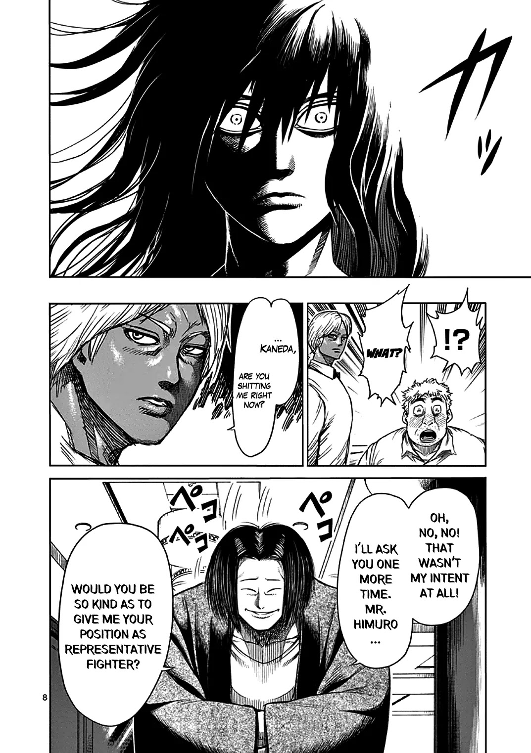 Kengan Asura Chapter 32 page 8 - Chapter 32: Challenge