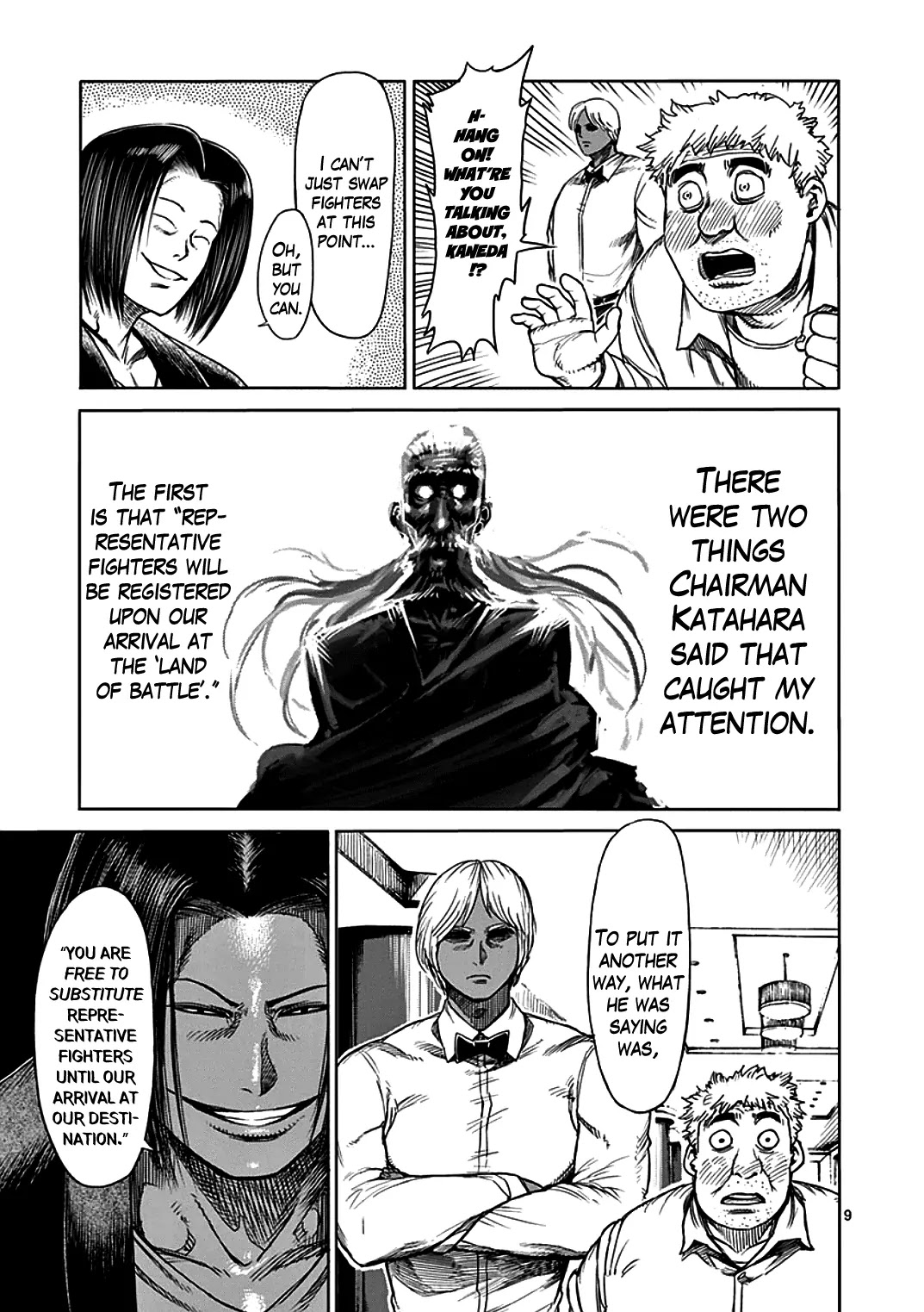 Kengan Asura Chapter 32 page 9 - Chapter 32: Challenge