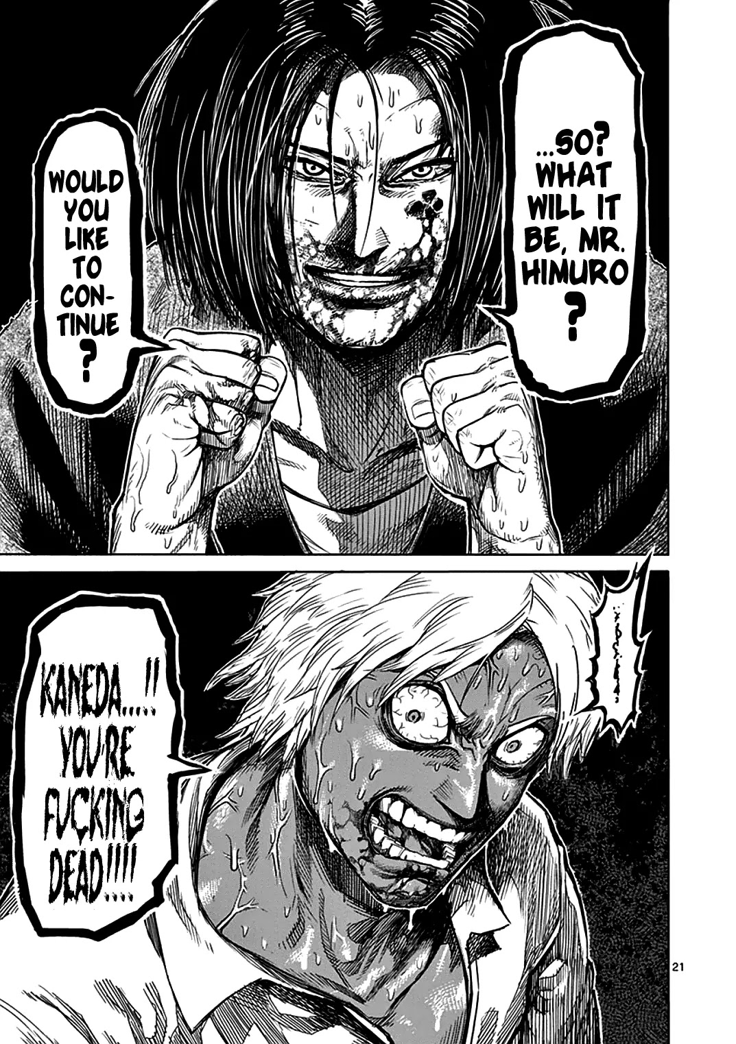 Kengan Asura Chapter 33 page 27 - Chapter 33: Maneuvers