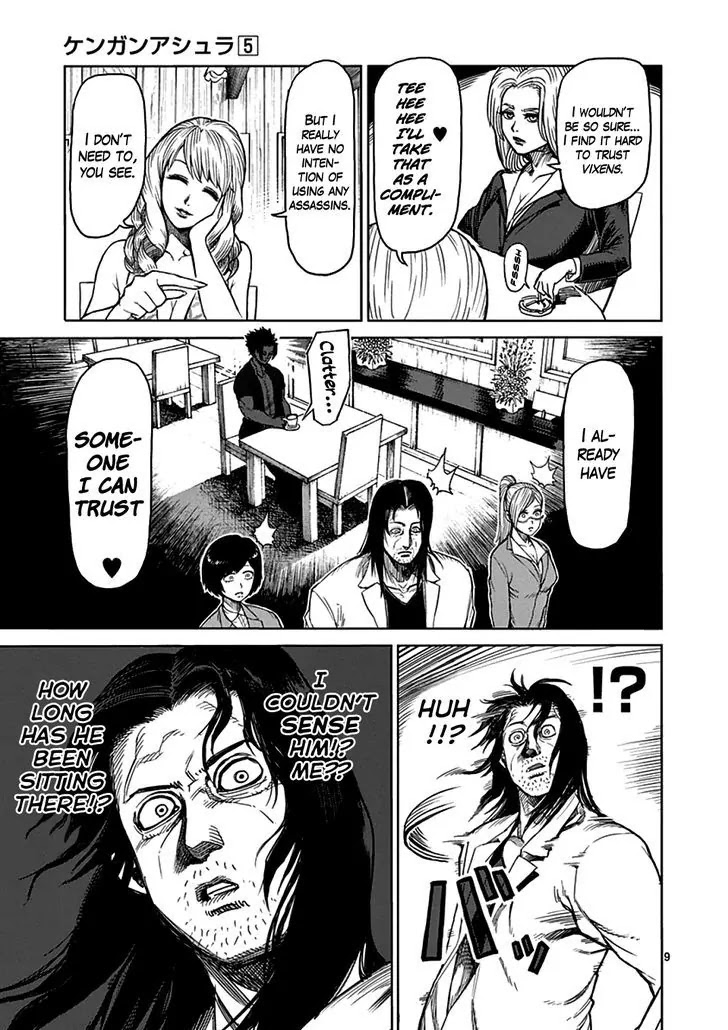 Kengan Asura Chapter 35 page 9 - Chapter 35: Conspiracy