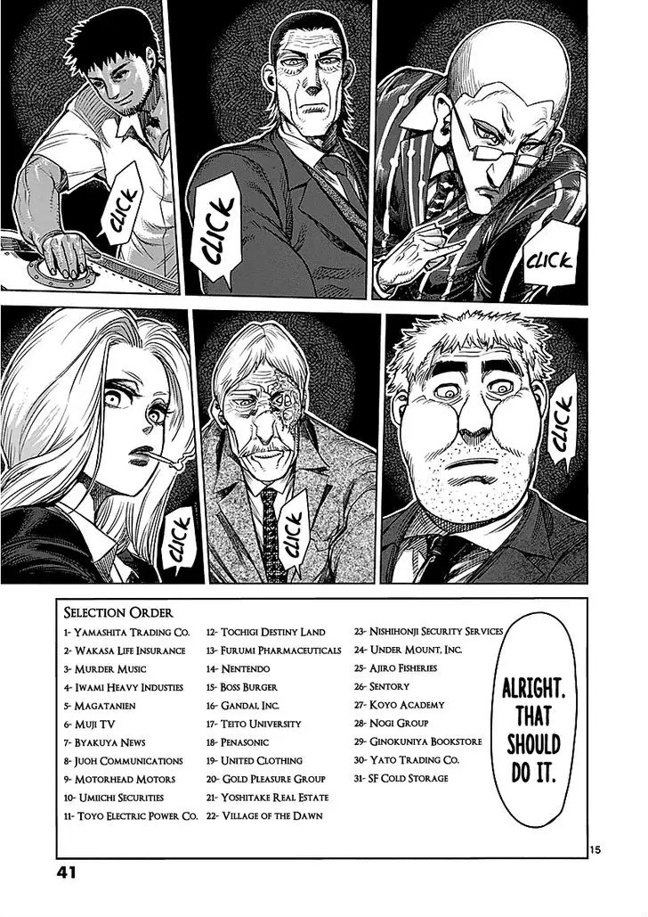 Kengan Asura Chapter 42 page 15 - Chapter 42: Lottery