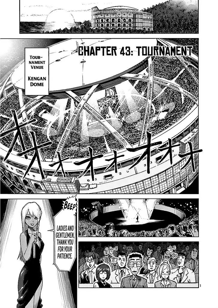 Kengan Asura Chapter 43 page 1 - Chapter 43: Tournament