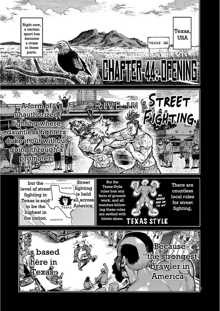 Kengan Asura Chapter 44 page 1 - Chapter 44: Opening