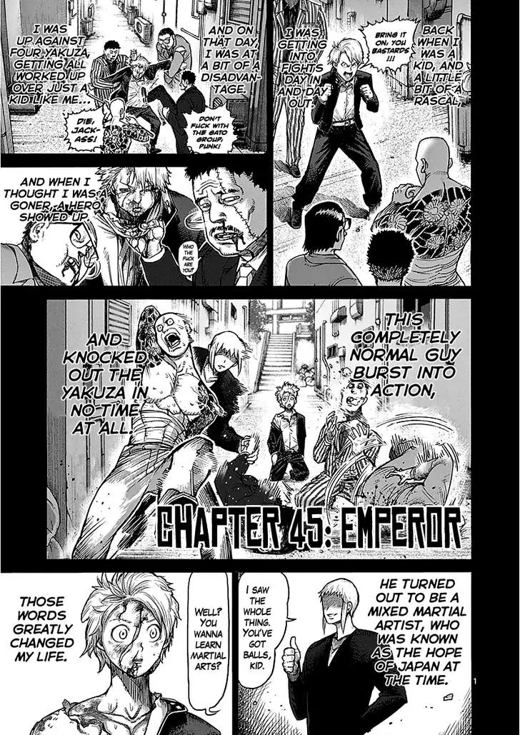 Kengan Asura Chapter 45 page 1 - Chapter 45: Emperor