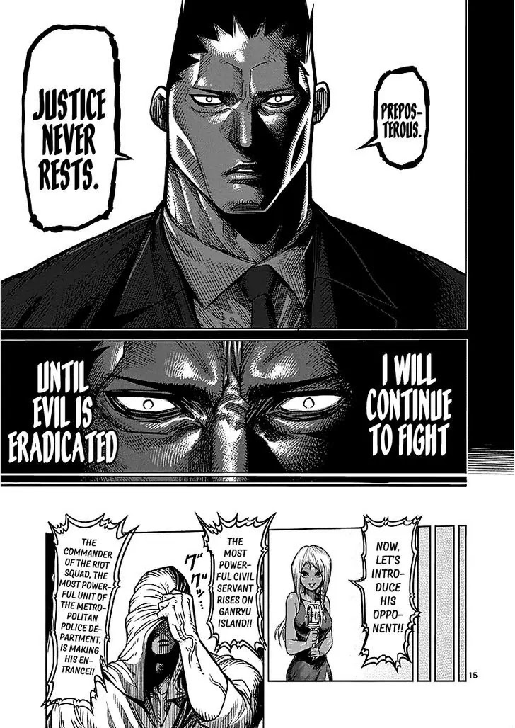 Kengan Asura Chapter 48 page 15 - Chapter 48: Justice