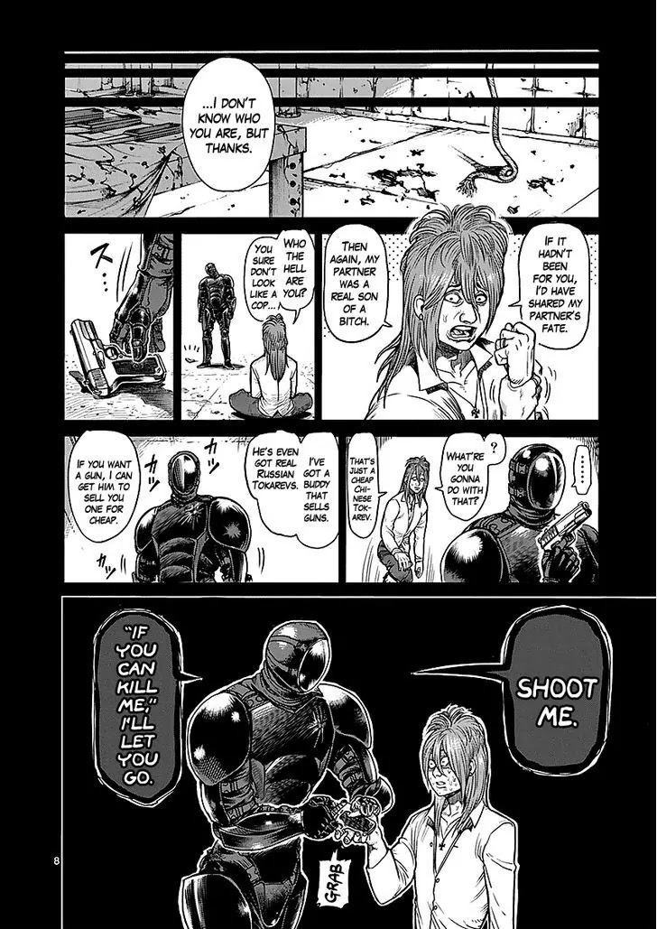 Kengan Asura Chapter 48 page 8 - Chapter 48: Justice