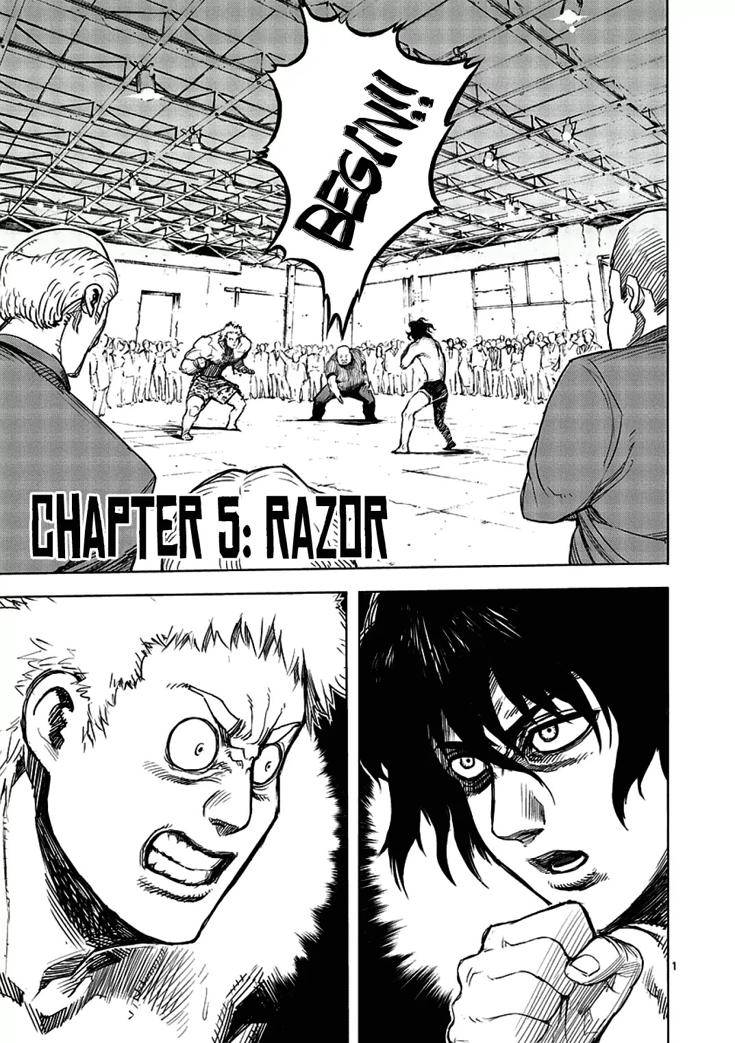 Kengan Asura Chapter 5 page 1 - Chapter 5: Razor