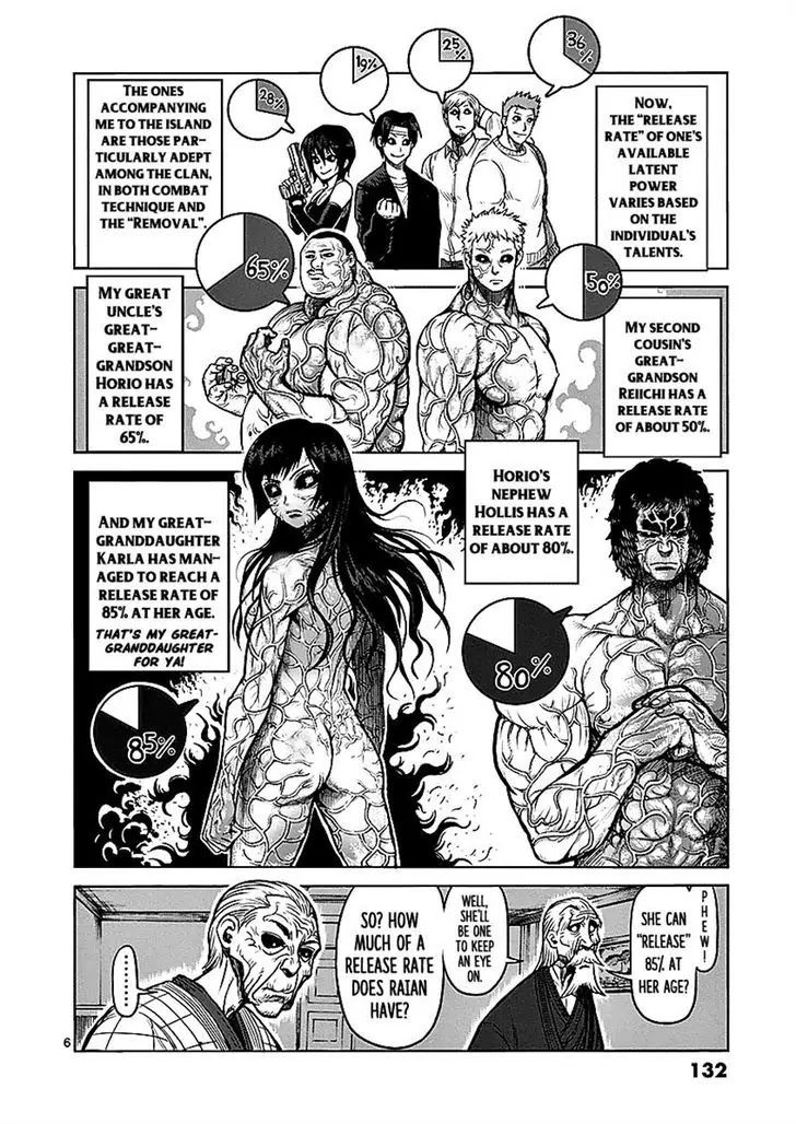 Kengan Asura Chapter 55 page 6 - Chapter 55: Overwhelming