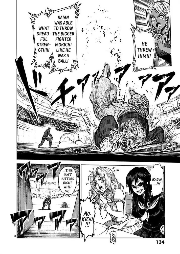 Kengan Asura Chapter 55 page 8 - Chapter 55: Overwhelming
