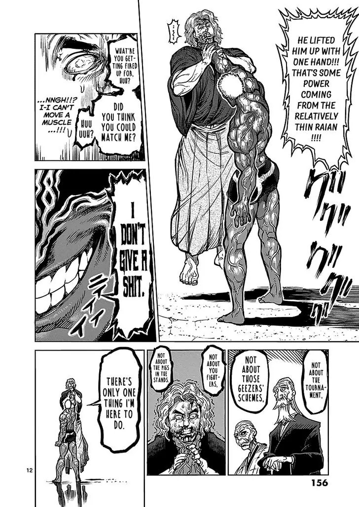 Kengan Asura Chapter 56 page 12 - Chapter 56: Brutality