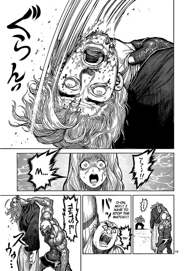 Kengan Asura Chapter 56 page 15 - Chapter 56: Brutality
