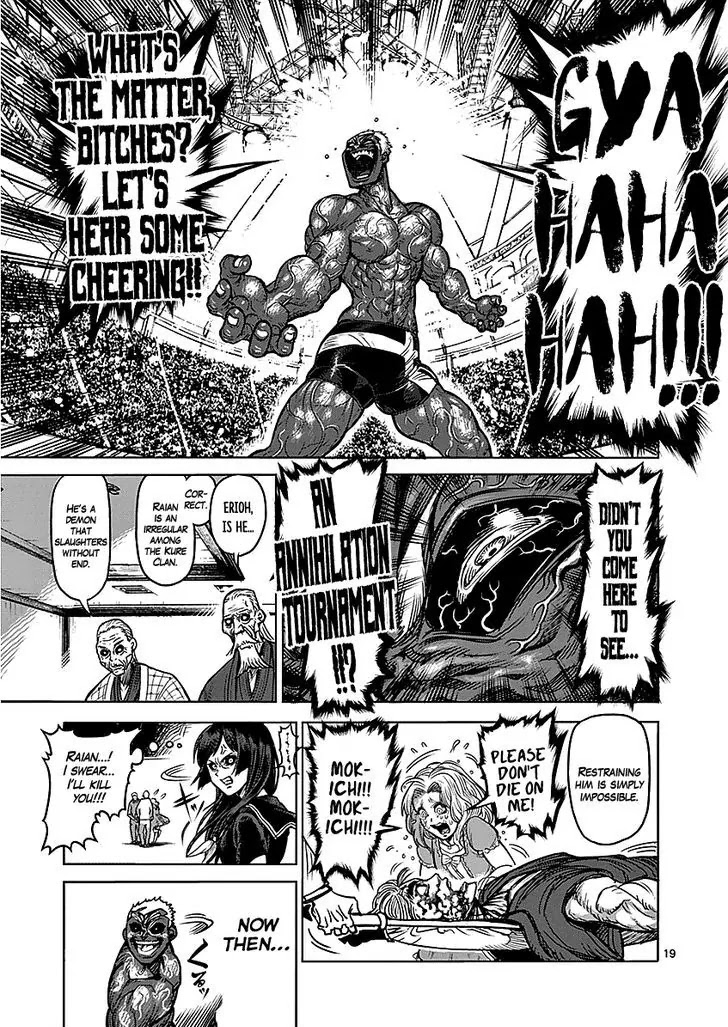 Kengan Asura Chapter 56 page 19 - Chapter 56: Brutality