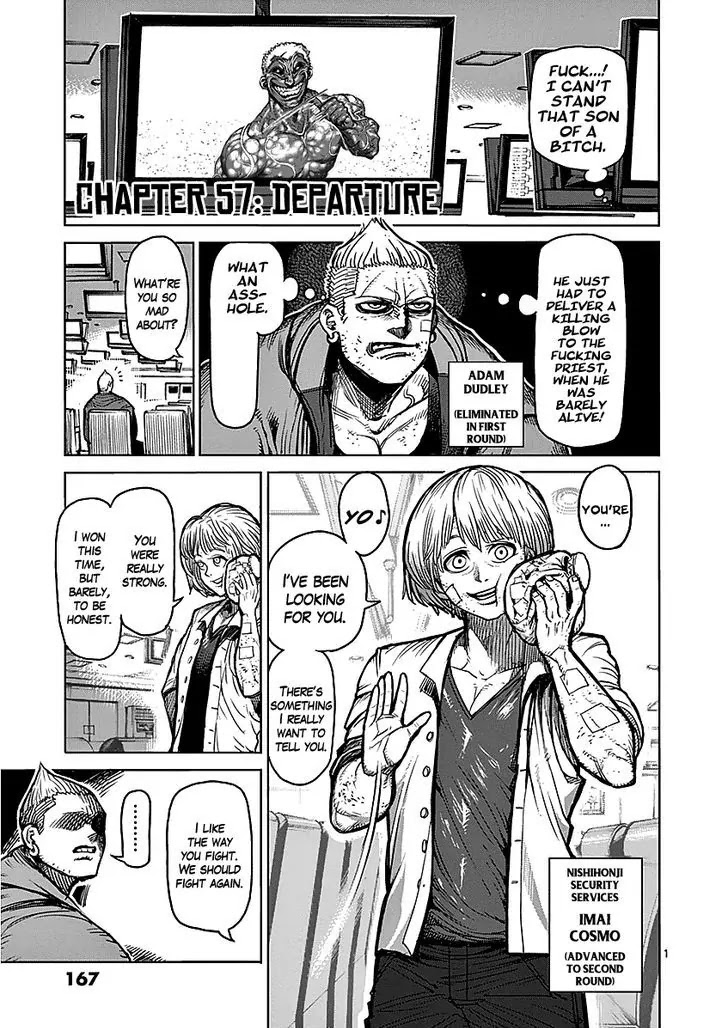 Kengan Asura Chapter 57 page 1 - Chapter 57: Departure