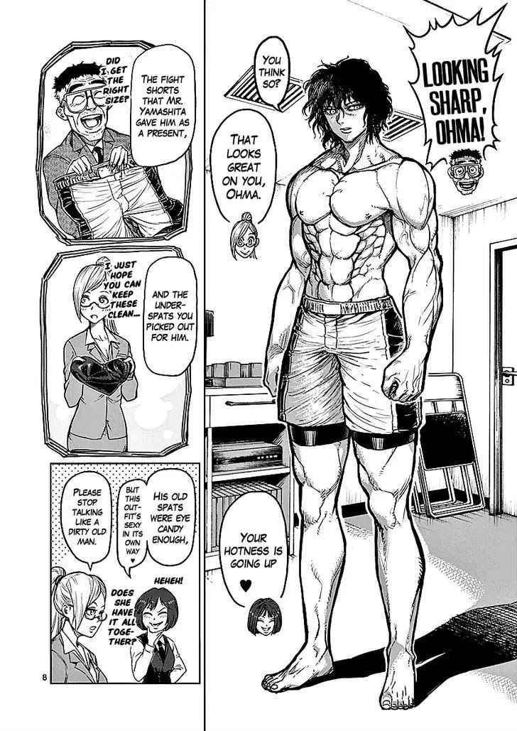 Kengan Asura Chapter 57 page 8 - Chapter 57: Departure
