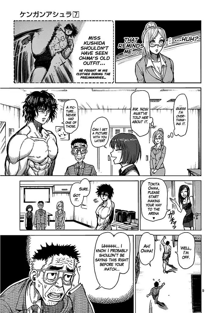 Kengan Asura Chapter 57 page 9 - Chapter 57: Departure