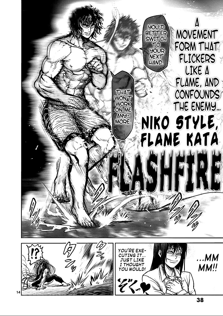 Kengan Asura Chapter 59 page 14 - Chapter 59: Flashfire