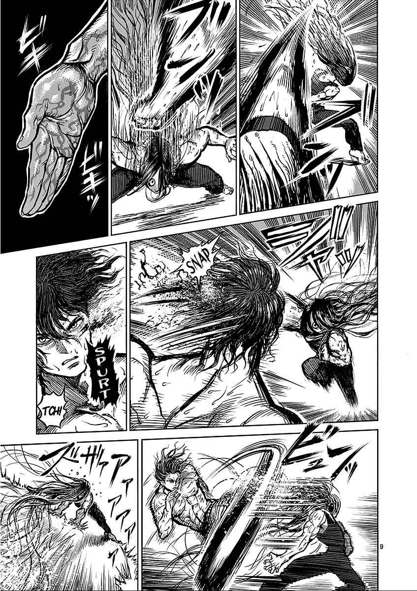 Kengan Asura Chapter 59 page 9 - Chapter 59: Flashfire