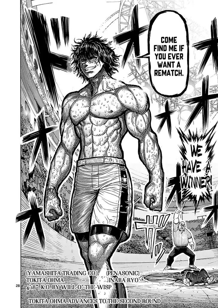 Kengan Asura Chapter 61 page 28 - Chapter 61: Inaba