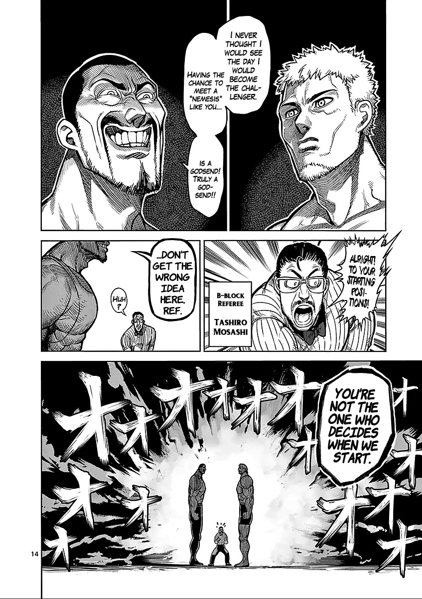 Kengan Asura Chapter 63 page 14 - Chapter 63: Tiger