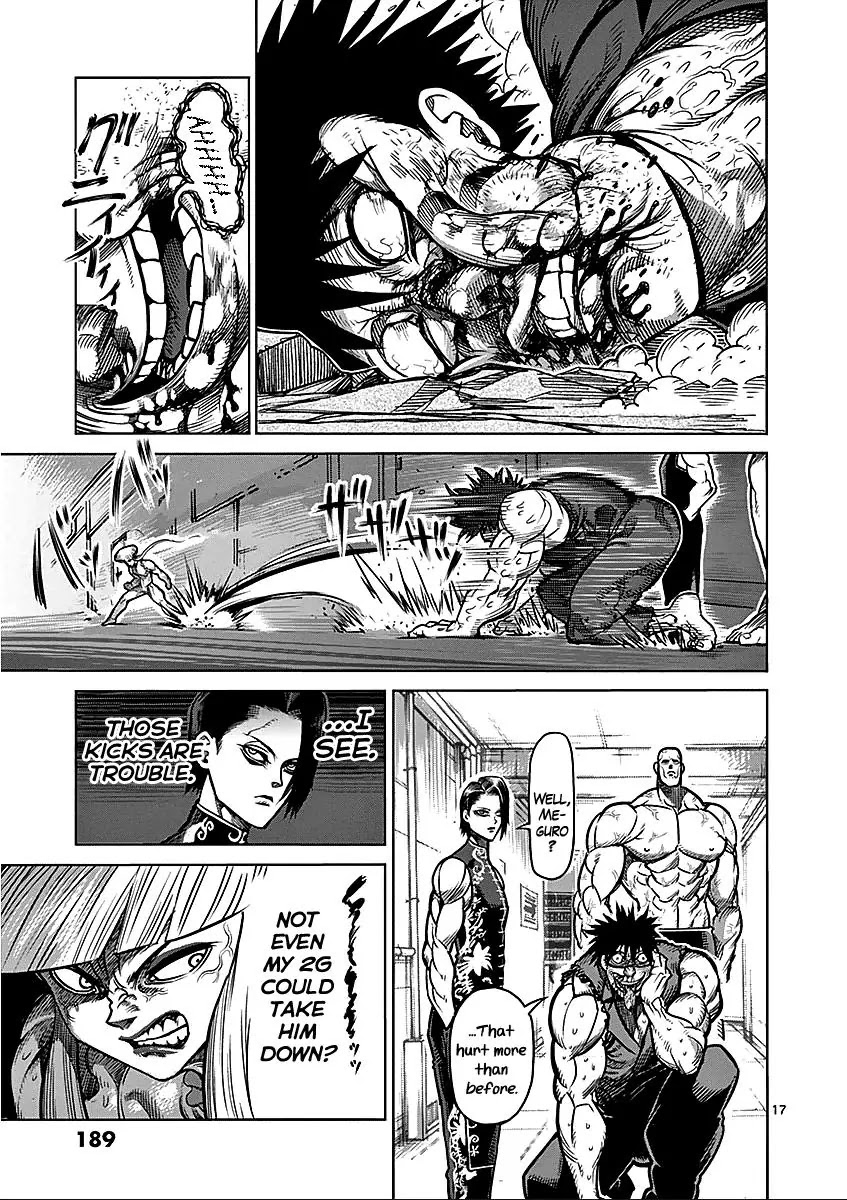 Kengan Asura Chapter 66 page 17 - Chapter 66: Rage