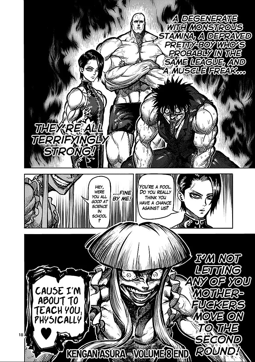 Kengan Asura Chapter 66 page 18 - Chapter 66: Rage