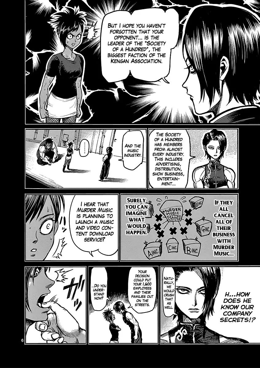 Kengan Asura Chapter 66 page 6 - Chapter 66: Rage