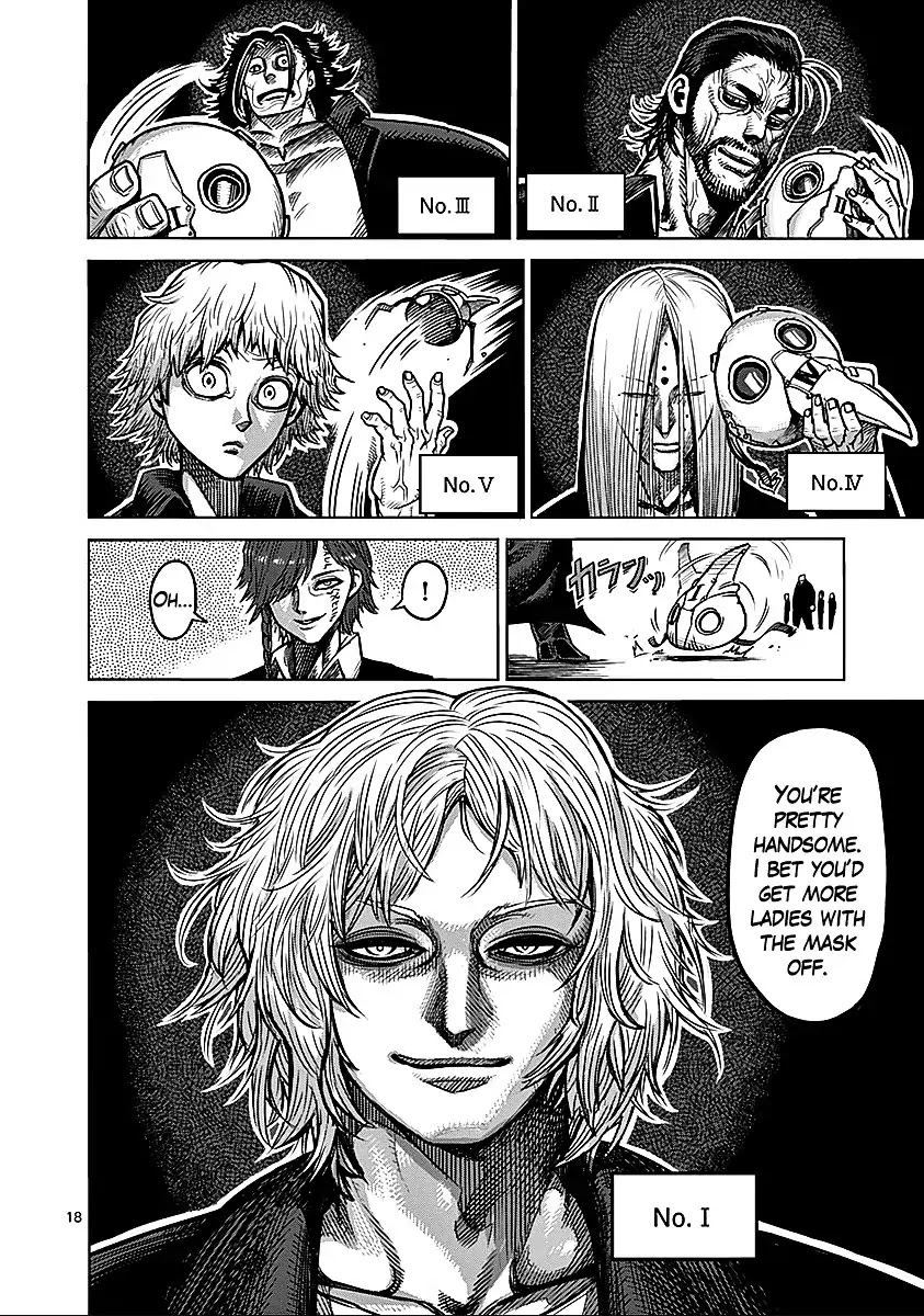Kengan Asura Chapter 68 page 18 - Chapter 68: Messengers