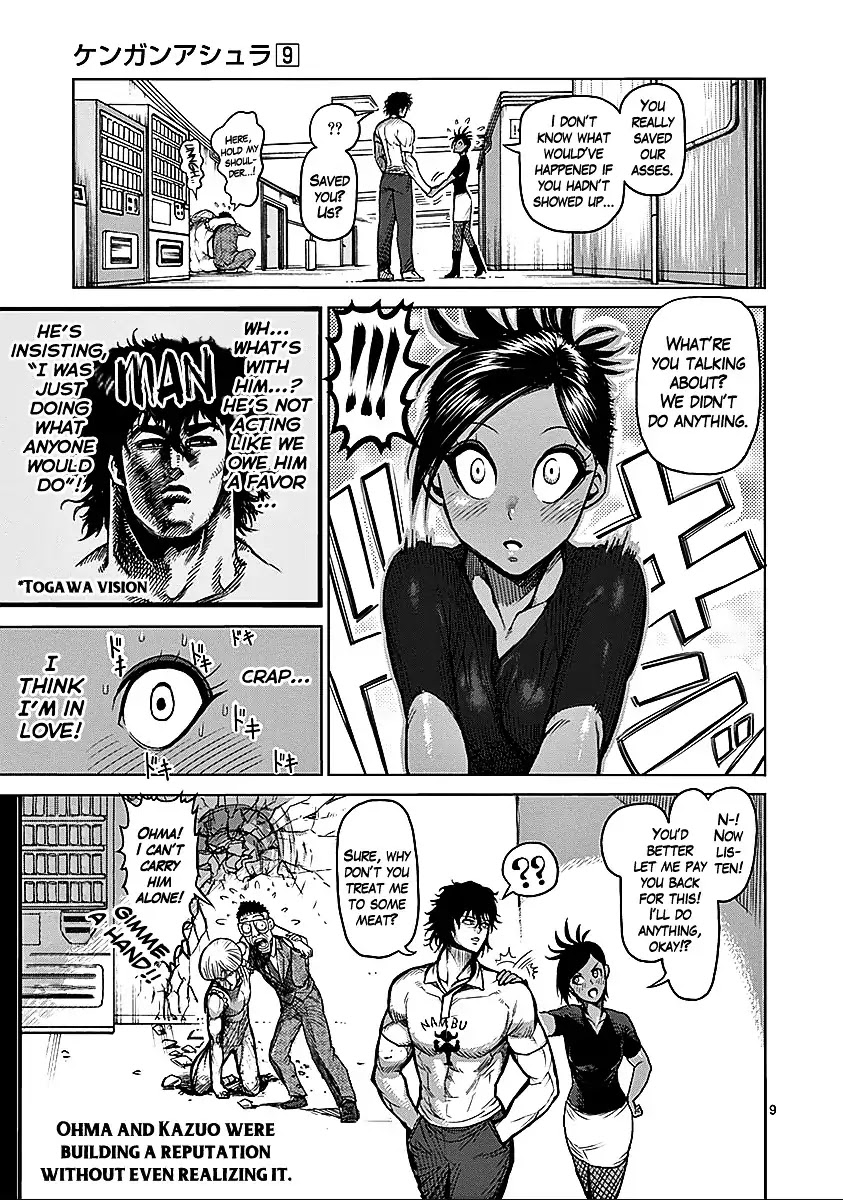 Kengan Asura Chapter 68 page 9 - Chapter 68: Messengers