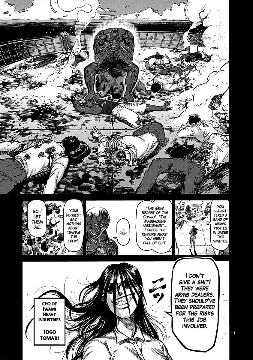 Kengan Asura Chapter 69 page 11 - Chapter 69: Mercenary