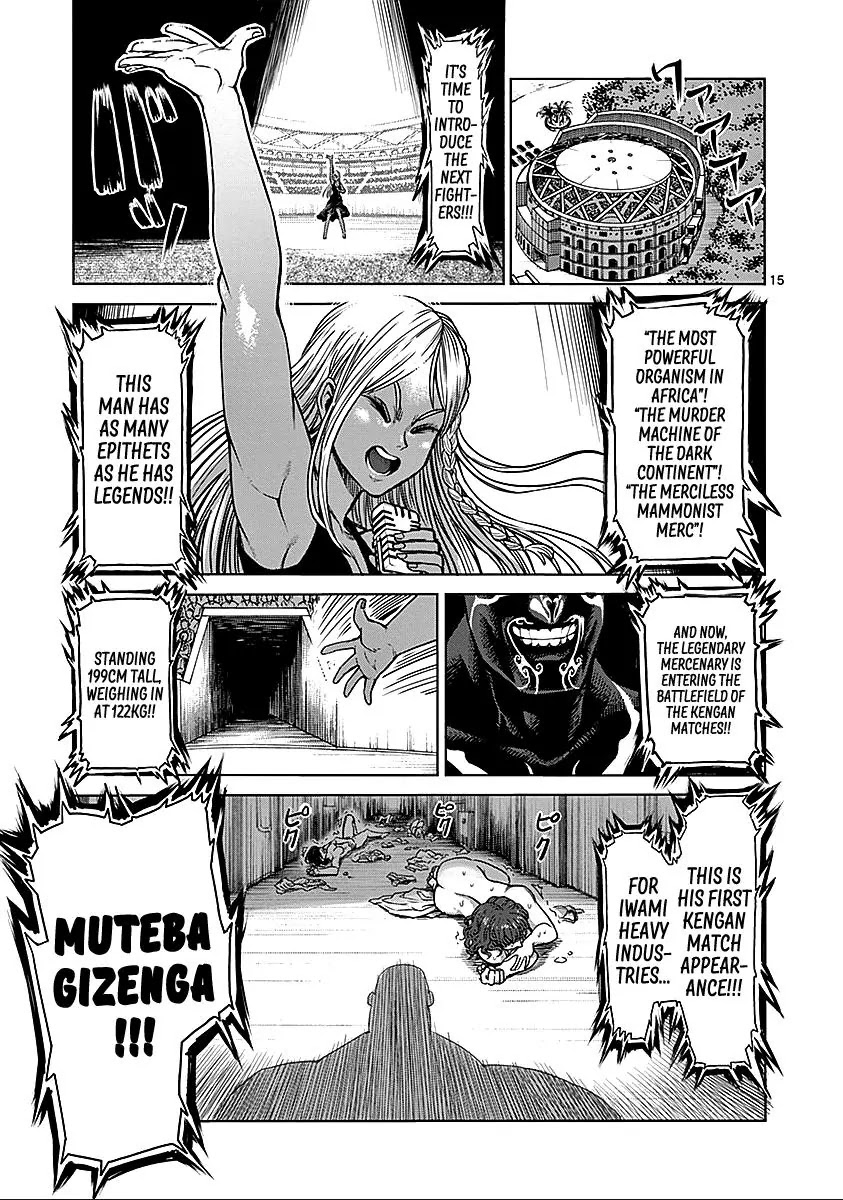 Kengan Asura Chapter 69 page 15 - Chapter 69: Mercenary