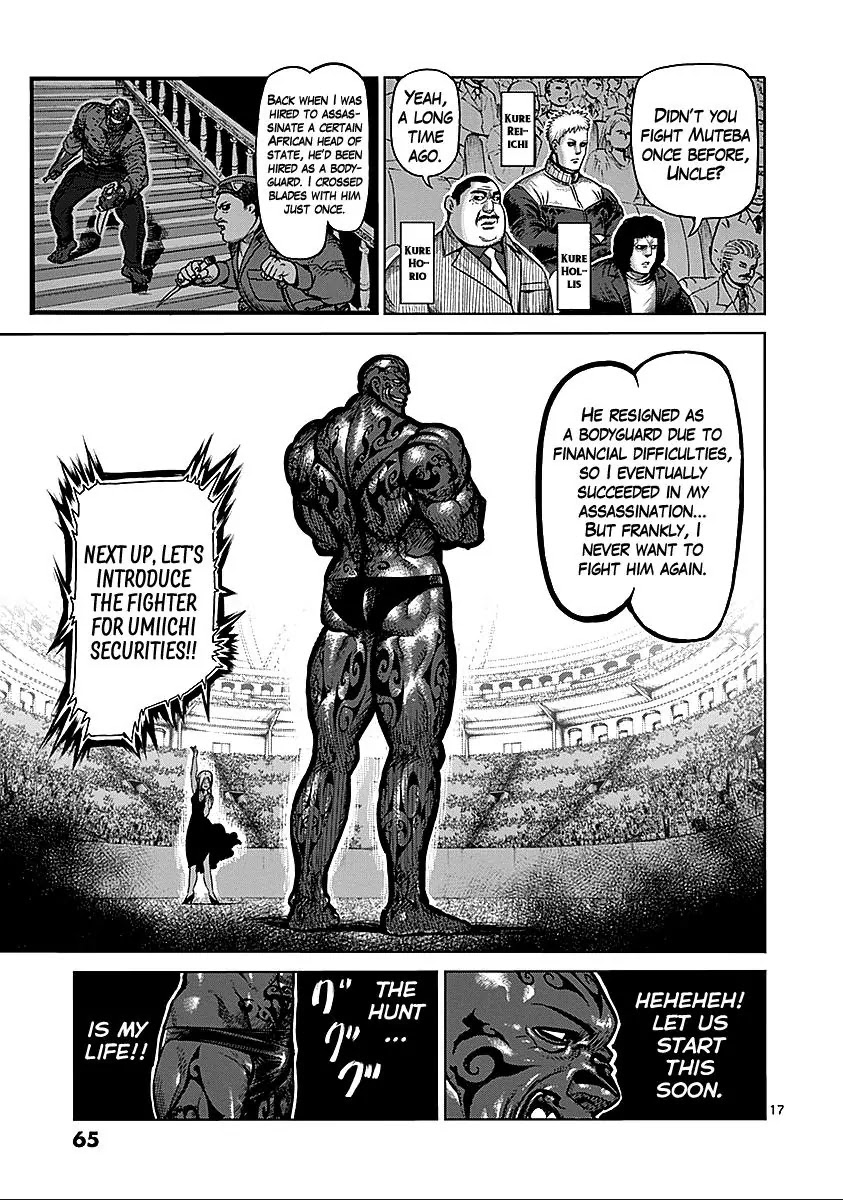 Kengan Asura Chapter 69 page 17 - Chapter 69: Mercenary