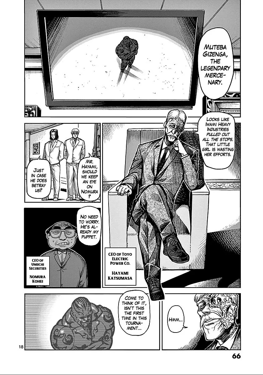 Kengan Asura Chapter 69 page 18 - Chapter 69: Mercenary