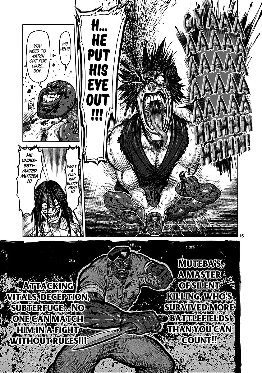 Kengan Asura Chapter 71 page 15 - Chapter 71: Eyeball