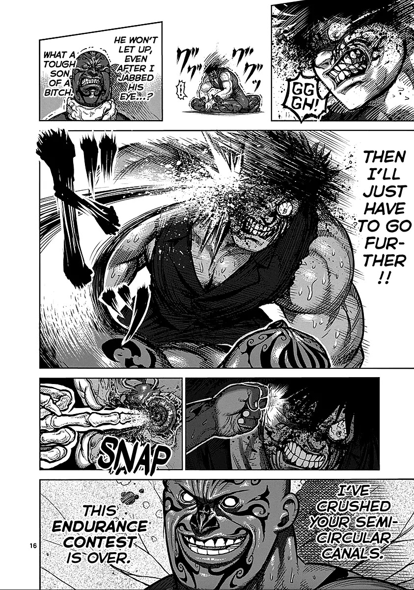 Kengan Asura Chapter 71 page 16 - Chapter 71: Eyeball