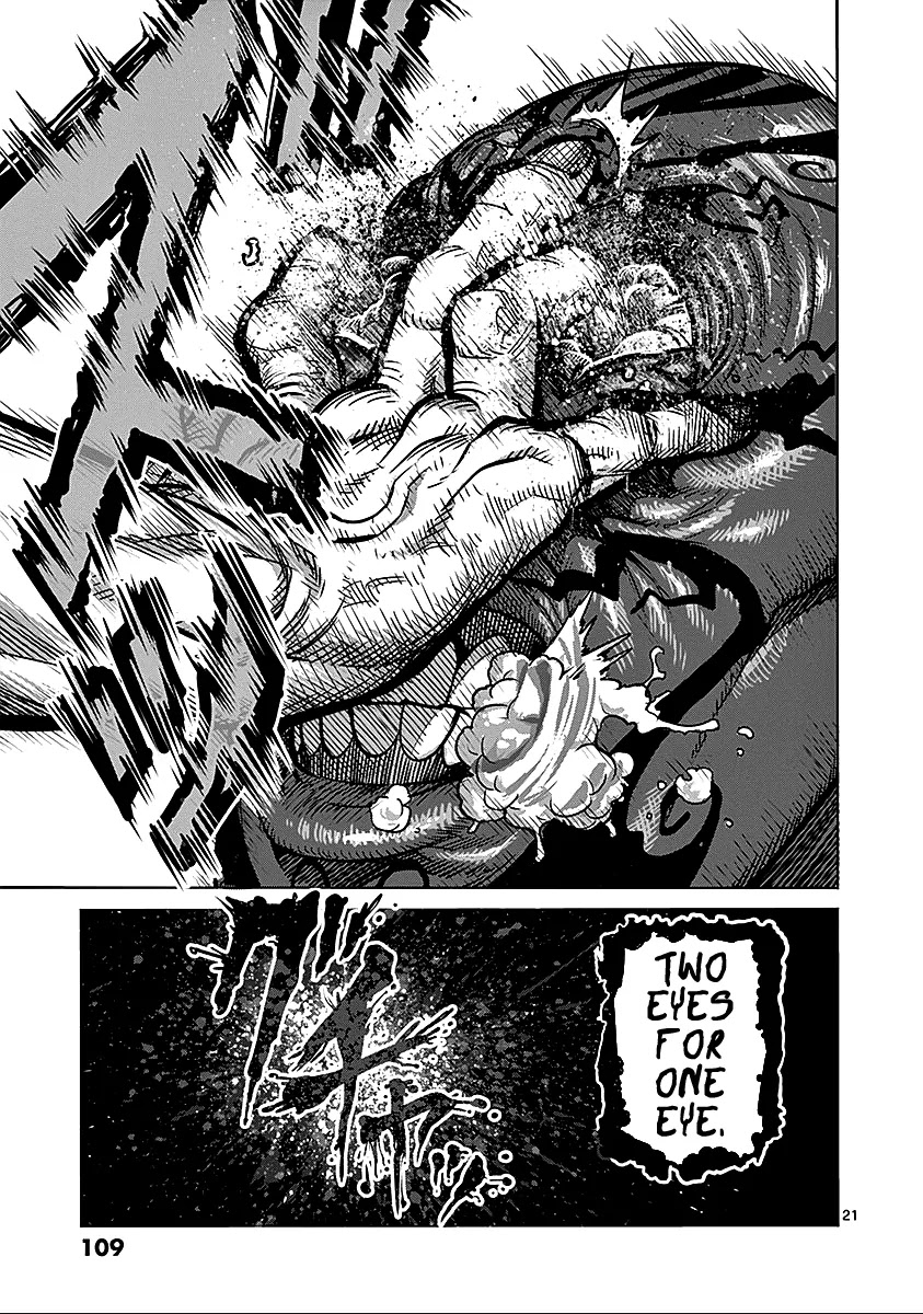Kengan Asura Chapter 71 page 21 - Chapter 71: Eyeball