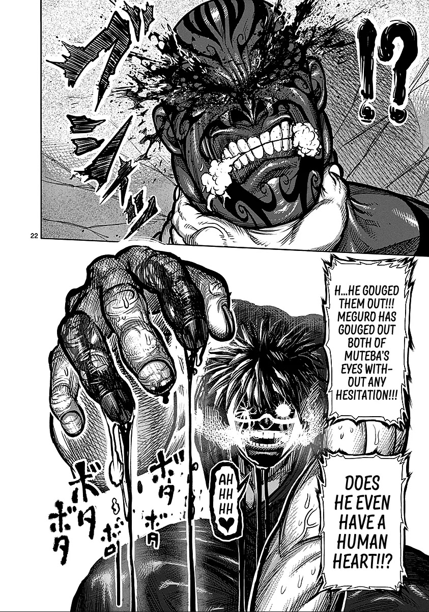 Kengan Asura Chapter 71 page 22 - Chapter 71: Eyeball
