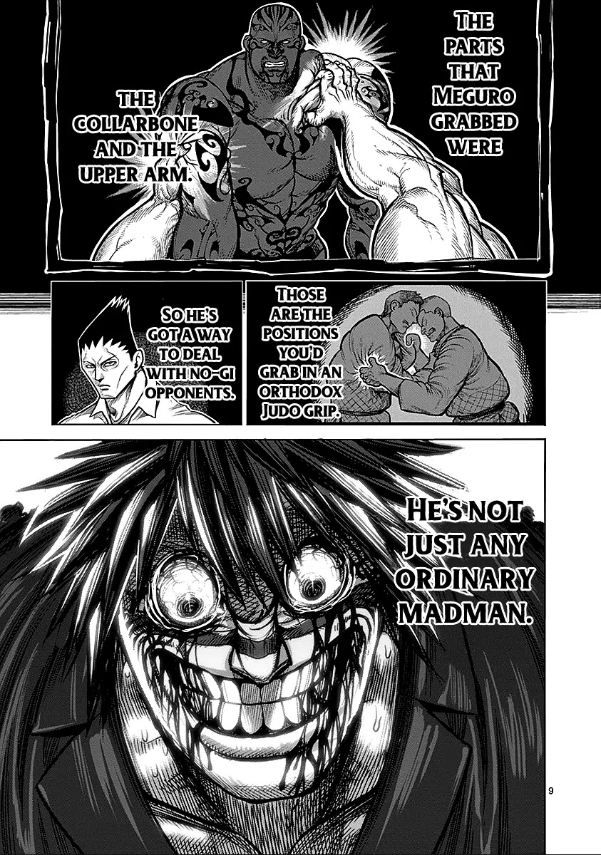 Kengan Asura Chapter 71 page 9 - Chapter 71: Eyeball