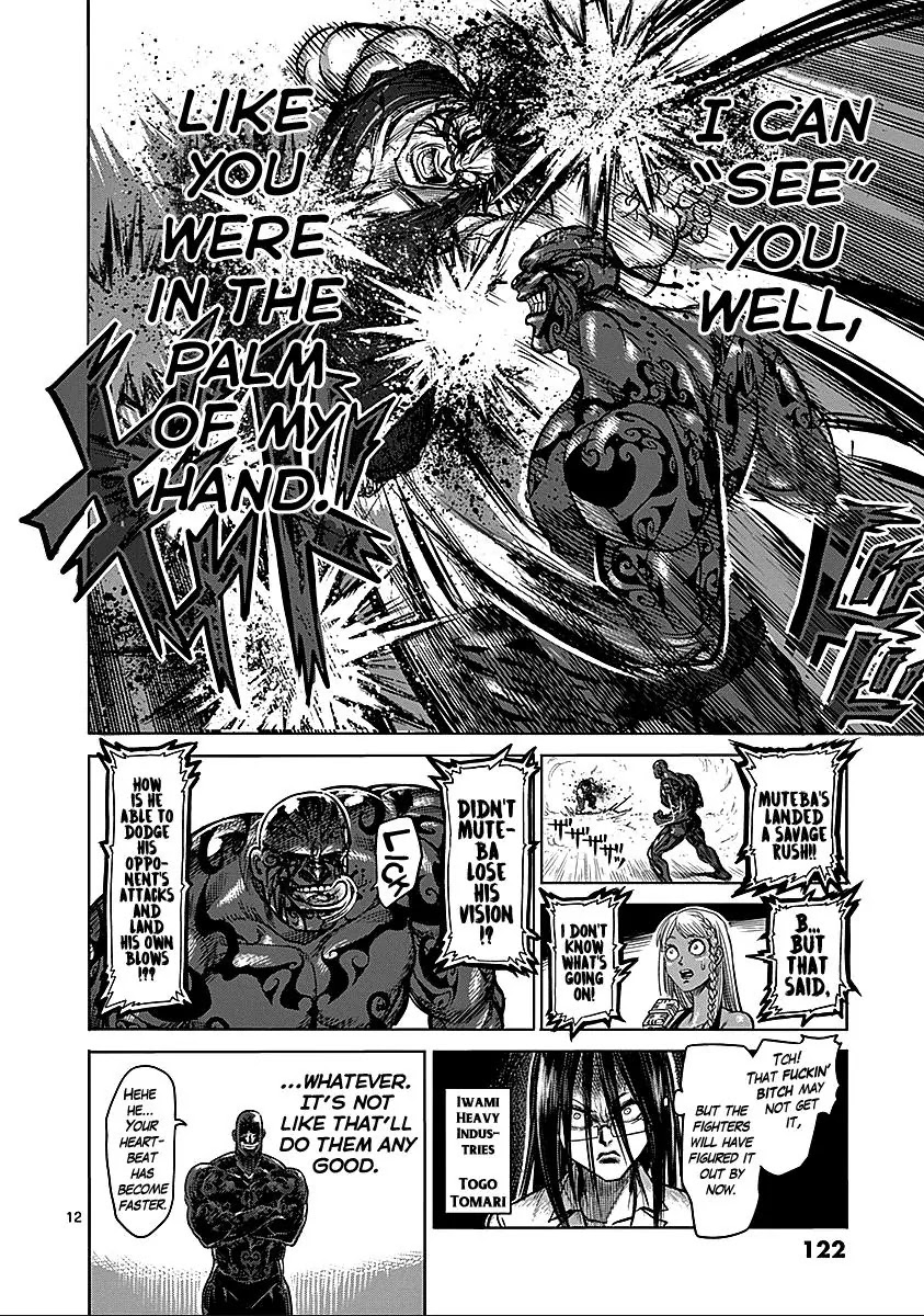 Kengan Asura Chapter 72 page 12 - Chapter 72: Blindness