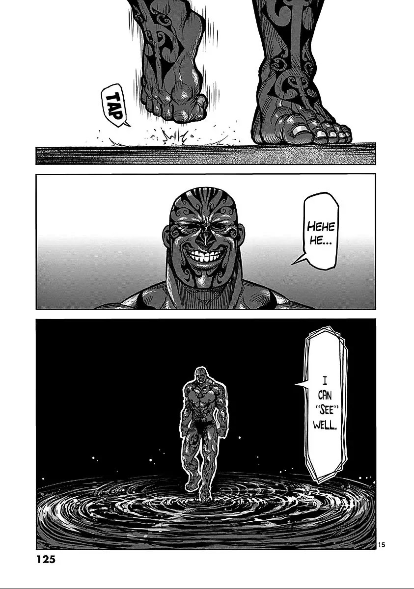 Kengan Asura Chapter 72 page 15 - Chapter 72: Blindness