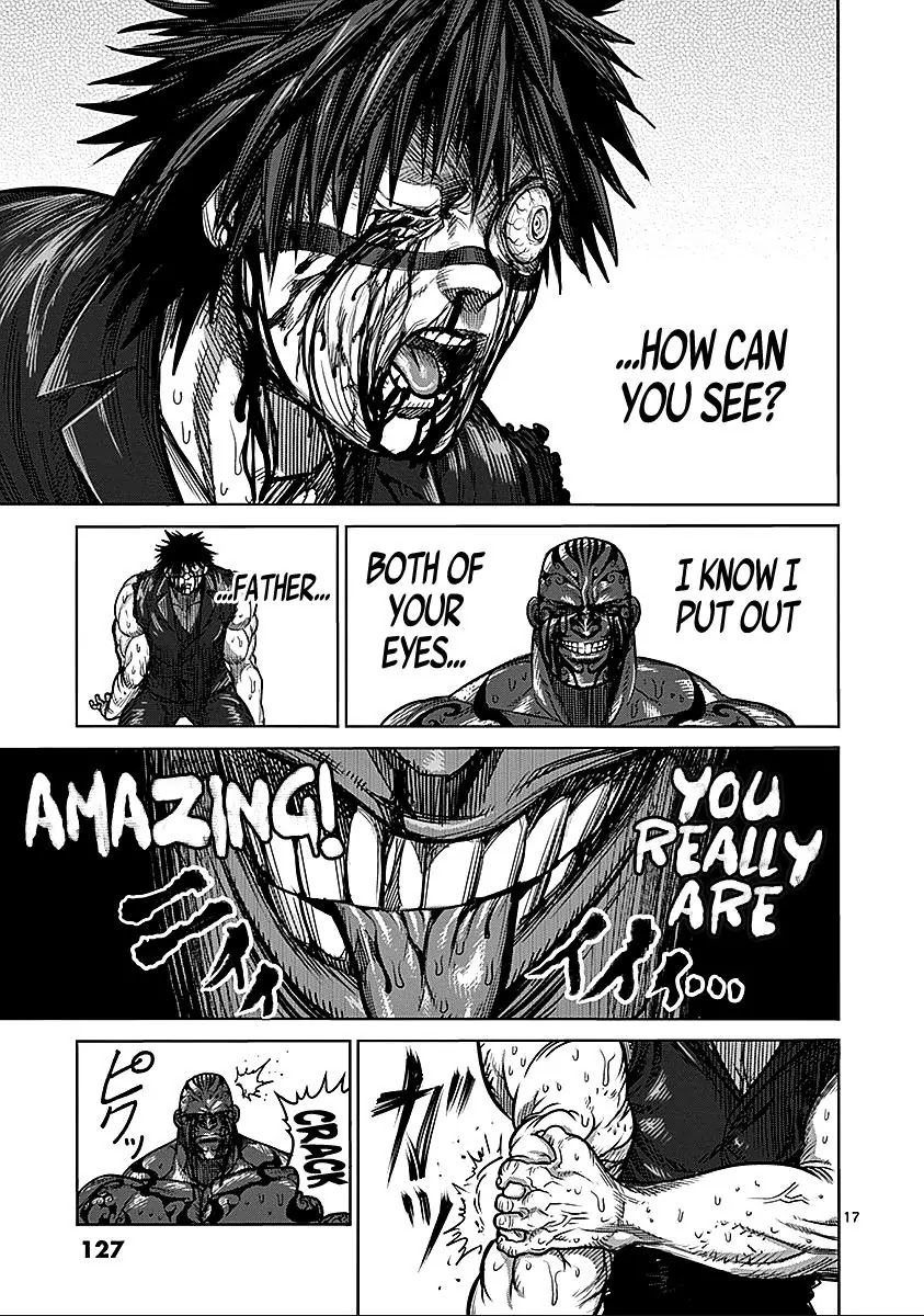 Kengan Asura Chapter 72 page 17 - Chapter 72: Blindness