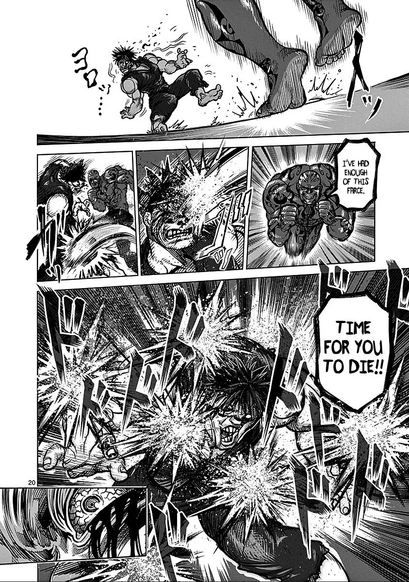 Kengan Asura Chapter 72 page 20 - Chapter 72: Blindness