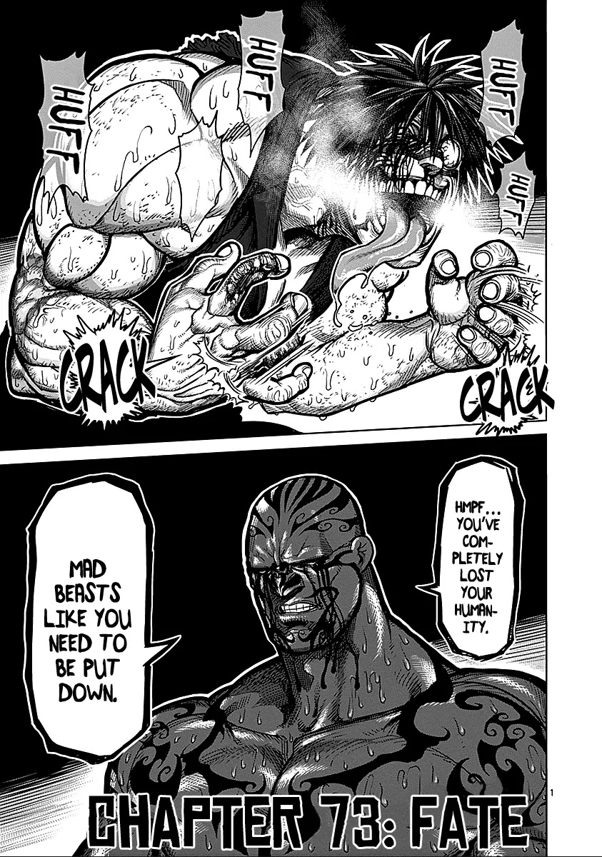 Kengan Asura Chapter 73 page 1 - Chapter 73: Fate