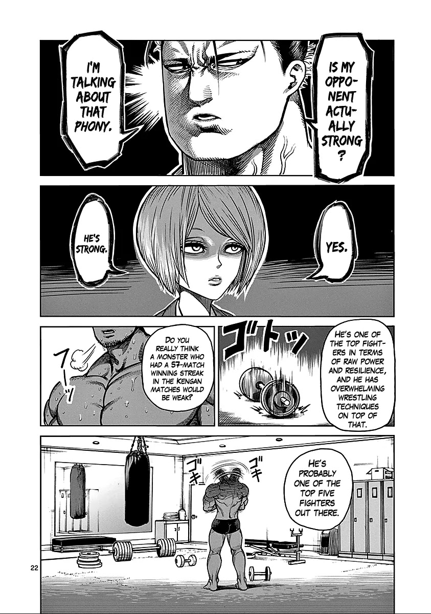 Kengan Asura Chapter 73 page 22 - Chapter 73: Fate