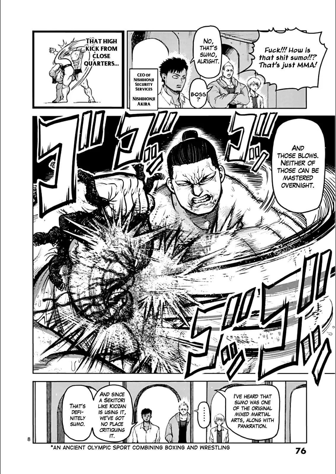 Kengan Asura Chapter 78 page 8 - Chapter 78: Sumo